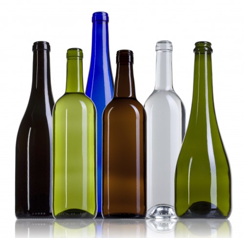 Regalo botellas de vidrio