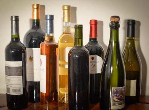 Regalo botellas de vidrio