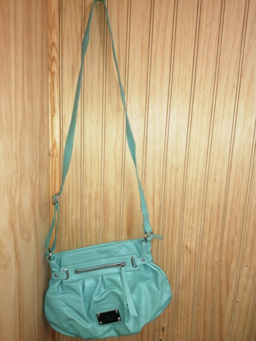 Cartera verde menta
