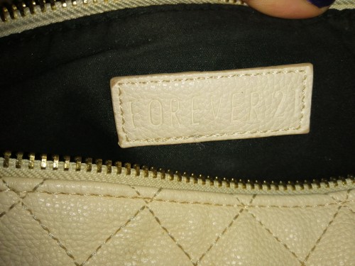 Cartera crema/nude